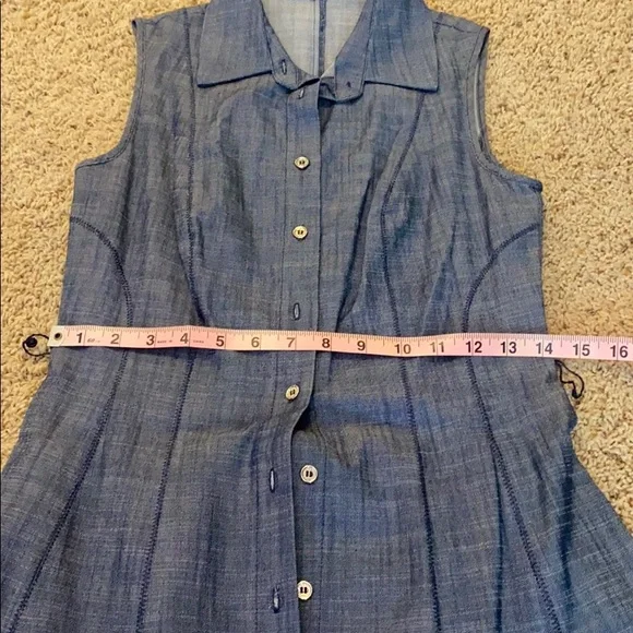 Tommy Hilfiger 2 denim shirt dress button down - Picture 9 of 9